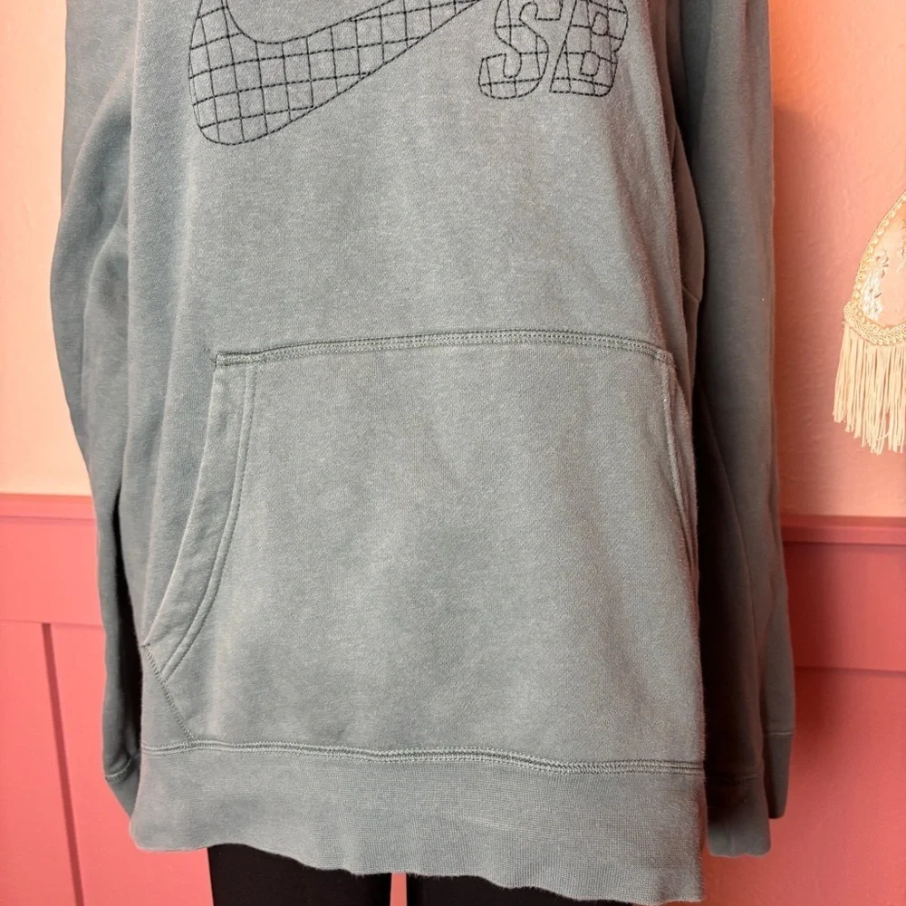 Nike Sb Icon Grid Fill Pullover Hoodie Mens Size Medium